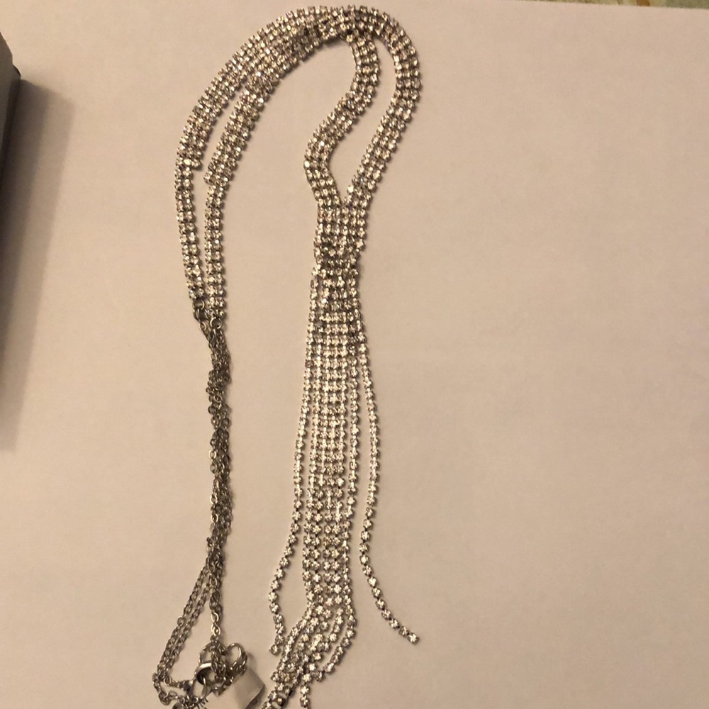 Nordstrom Long Faux Diamond Necklace - Picture 12 of 12